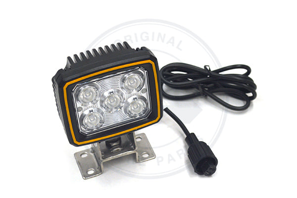 ARBEITSSCHEINWERFER / RÜCKFAHRLEUCHT LED "WORKPOINT" IP 69K - 1,5 M ASS2"2015" - 1500 LUMEN