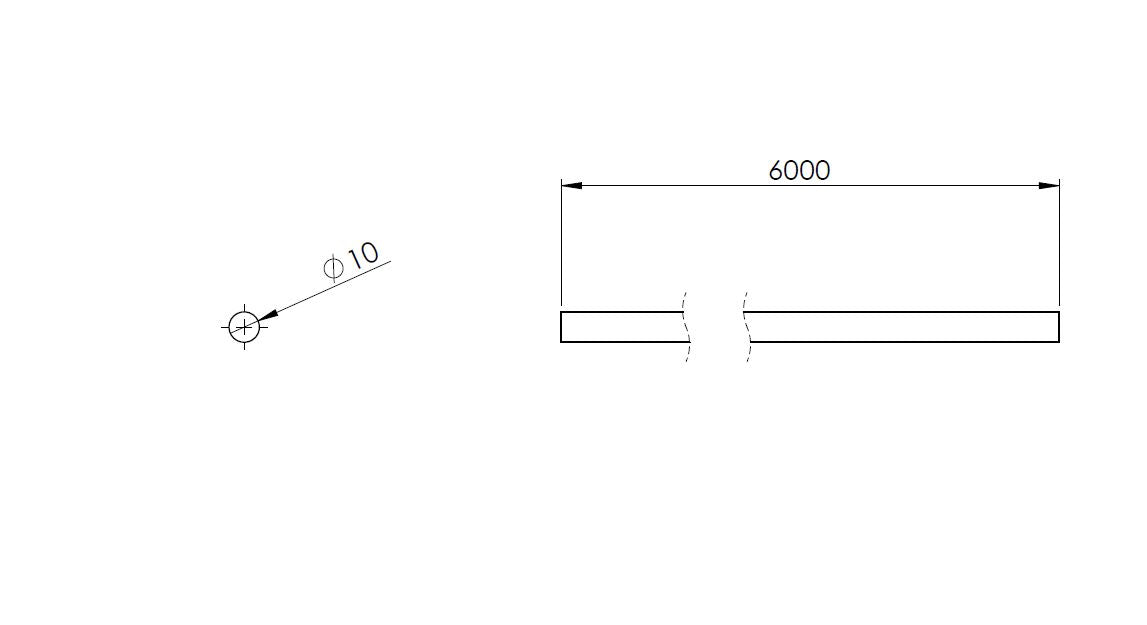 ALUMINIUM ROND 0  10 MM - EN AW-6060 T6/T66   L = 