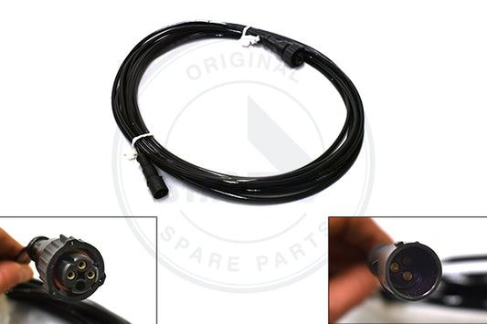 Y KABEL NAAR DIN BAJONETSLUITING - PIN 1 NAAR 1 &