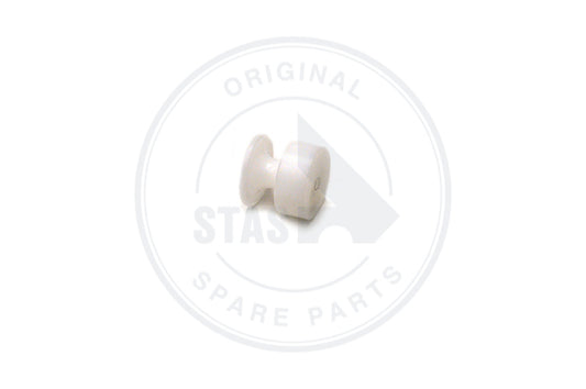 RONDE NYLON KOORDHOUDER BREED DIAM. 30 MM - WIT