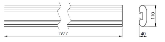 HORIZONTAL PROFIL SEITLICHE SCHUTZ - V9