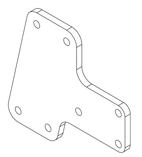 SUPPORT STUURKLEP LACV-IC (BIJ OPTI TURN&LIFTAS1&3