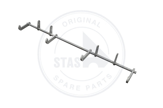 VERRIEGELUNGSACHSE ZUSAMMENGEBAUT FÜR KOMBI-TÜR TP