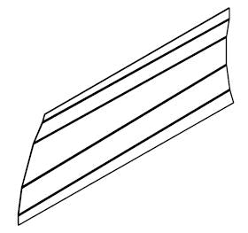 1X SLIJTPLAAT LINKS ACHTERAAN TPX2 - V7