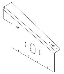 SUPPORT FOR BACKLIGHTS R/H SIDE