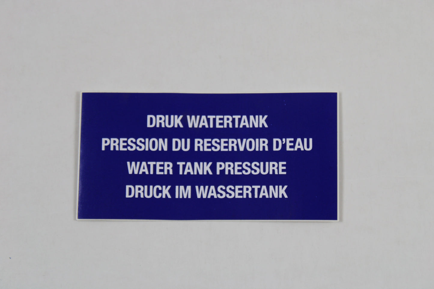 STICKER WIT OP BLAUW DRUK WATERKETELS (4 TALEN)