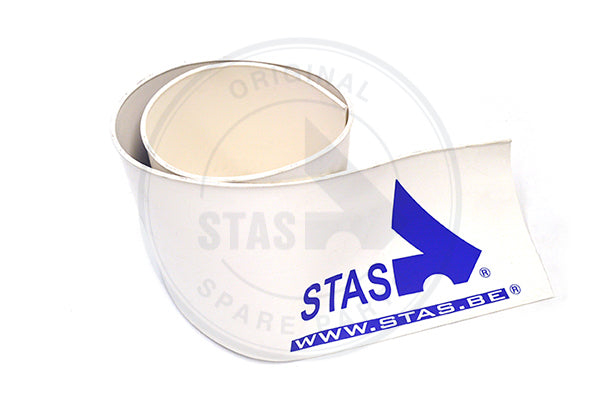 SCHMUTZFANGER  2400 X 350 MM  "STAS"  WEISS