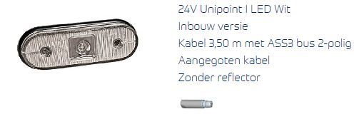 ASPOCK UNIPOINT WHITE  ASS3 / 3,0 M "2012" "NORDIC