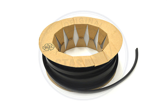 (30 M PER ROL) EPDM 60 SH.A ZWART HOLLE DRIEHOEKDI