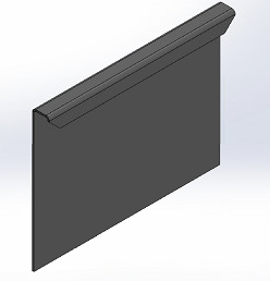 ACHTERSTUK - MF - MET GEÏNTEGREERDE GRAANTRECHTER-