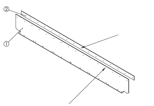 ASSEMBLAGE AFDEKPLAAT  + KUNSTOF STRIP VB/VL - MF