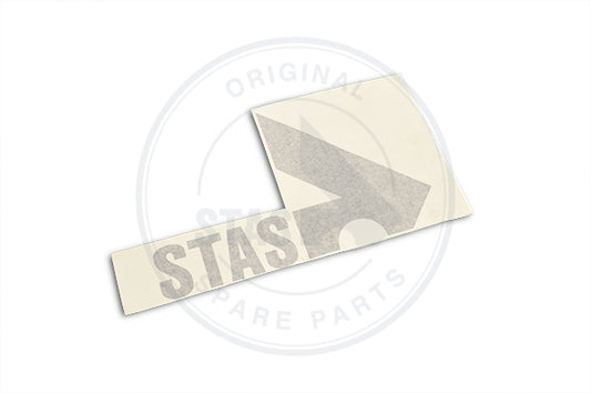 ZELFKLEVER "LOGO + STAS" AVERY 824 DONKERBLAUW