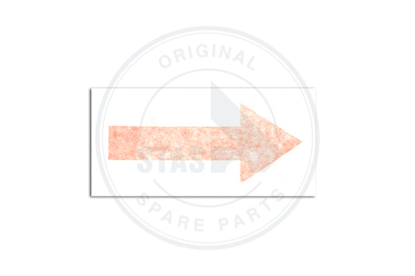 FLECHE ROUGE REFLETANT POUR ARCEAU 3M