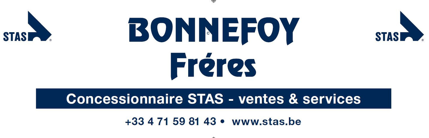 PLAQUE  "BONNEFOY FRÉRES" STAS DEALER