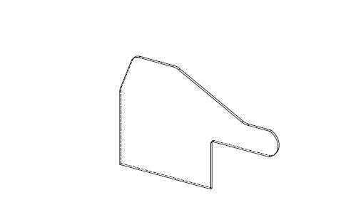 ZIJPLAAT ACHTERSTUK - VOOR AFDEKPLAAT UIT 1 DEEL-