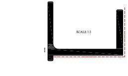 ALU "I" BEVESTIGING CILINDER   L = 5160 MM -0/+10