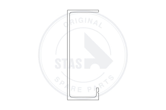 ALU EINDSTIJL ZIJWAND OSL/TP (STAS_M / STAS_BS)