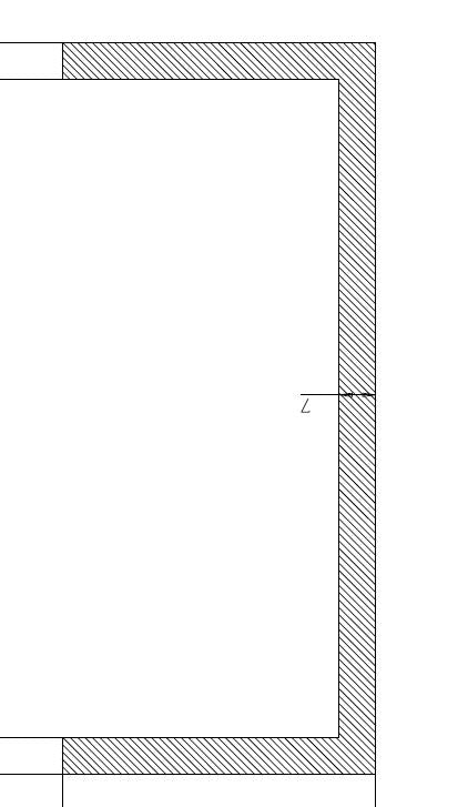 ALU U 140 X 060 X 07 MM 6005A WFLG =  5450 MM