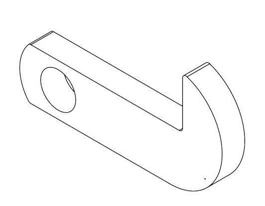 Closing hook - Axle closing hooks - Rear piece - S