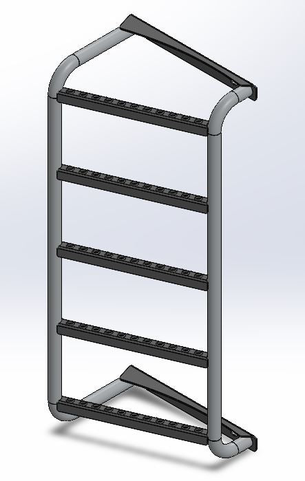 ASSEMBLY GESCHRAUBTE LEITER  - MF -  LEFT - 5 STUF