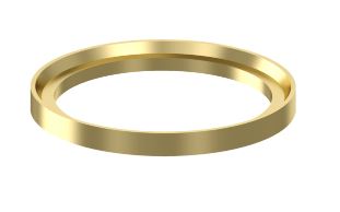 Raufoss - Brass - M22 pressure ring with O-ring
