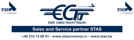 PLAAT "EURO CARGO TRUCK AND TRAILER"  STAS DEALER