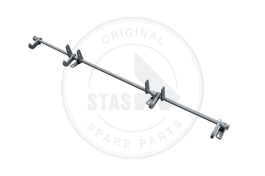 VERRIEGELUNGSACHSE ZUSSAMMENGEBAUT FÜR HECKKLAPPE